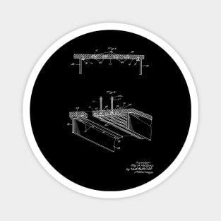 Water Jet Propelled Vintage Patent Hand Drawing Magnet